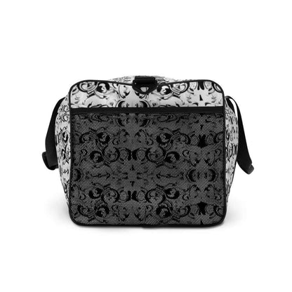Stylish patterned Weekender N°9 with adjustable shoulder straps, ideal for travel, daily errands, or gym use. Spacious and organized.