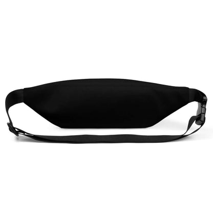 Gürteltasche N°5 in Schwarz mit verstellbarem Riemen, ideale Gürteltasche für Festivals oder Reisen, bietet Freihändigkeit und Stil.