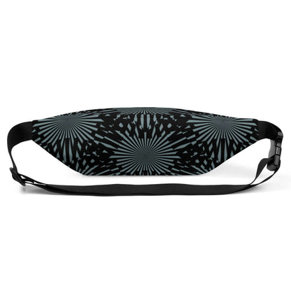 Gürteltasche N°9 mit verstellbarem Riemen und modernem Muster, perfekt für Reisen, Festivals oder Freihandaktivitäten.