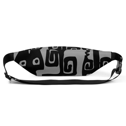 Gürteltasche N°22 mit modernem Design, ideal für Festivals und Reisen, ausgestattet mit Innentasche und verstellbarem Riemen.