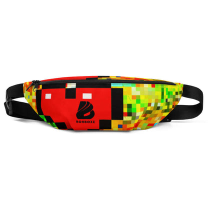 Colorful Gürteltasche N°7 with adjustable strap, ideal for travel and festivals.