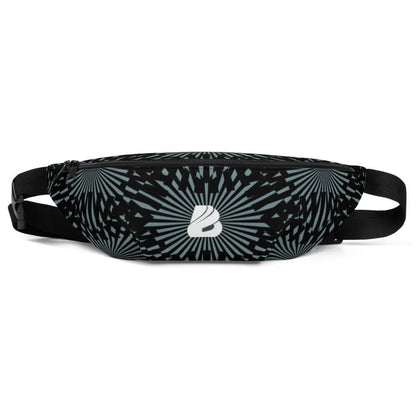 Stylish Gürteltasche N°9 in black with adjustable strap and inner pocket, perfect for festivals and travel enthusiasts.