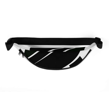 Gürteltasche N°0 black and white adjustable festival and travel accessory with inner pocket and polyester material