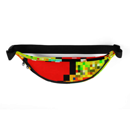 Colorful Gürteltasche N°7 with adjustable strap and inner pocket, ideal for festivals and travel.
