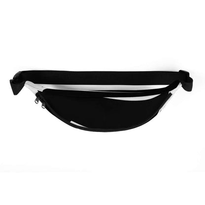 Gürteltasche N°21 - schwarze anpassbare Gürteltasche mit verstellbarem Riemen und Innentasche aus 100% Polyester, ideal für unterwegs.