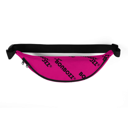 Stylish pink Gürteltasche N°23 with adjustable strap, perfect for festivals and travel.