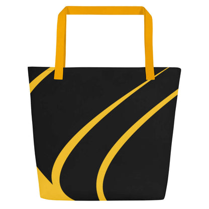 Großer Stoffbeutel N°0, bunte Strandtasche mit Baumwollgurtgriffen und großer Innentasche, hohe Tragkraft, langlebige Farben.