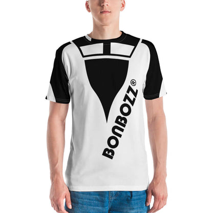 Alt Tag: Stylish Herren-T-Shirt N°6 with graphic design, perfect for casual wear. Premium quality with polyester and elastane jersey.