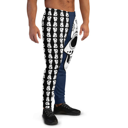 Herren-Jogginghose N°7, stylish men's joggers with a pattern, ideal for jogging or lounging, made from a soft cotton-polyester blend.
