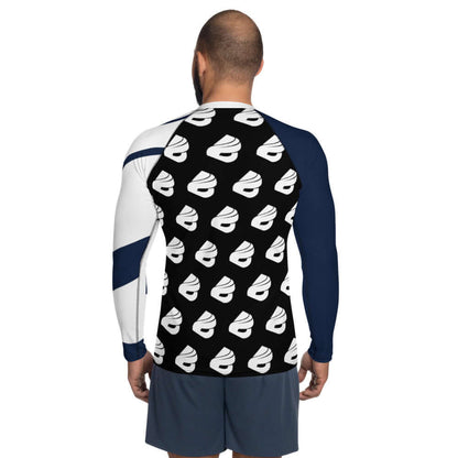 Herren-Rash-Guard N°22 with ergonomic seams, long sleeves, and durable sun protection in a sporty design.