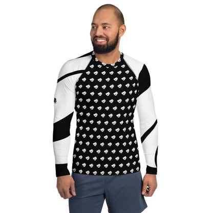 Herren-Rash-Guard N°7 - Men's long-sleeve rash guard with ergonomic seams and stretchy fabric, ideal for sun protection during sports.