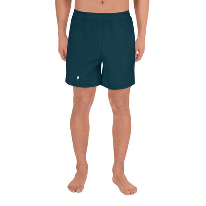Recycelte Sport-Shorts für Herren N°0 in Dunkelblau, ideal für Laufen, Schwimmen oder Krafttraining, mit Vier-Wege-Stretch