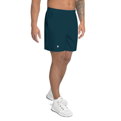 Man wearing Recycelte Sport-Shorts für Herren N°0, ideal for running and workouts, made from recycled polyester.