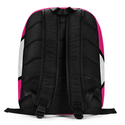 Back view of Minimalistischer Rucksack N°13 showing adjustable straps and hidden pocket.