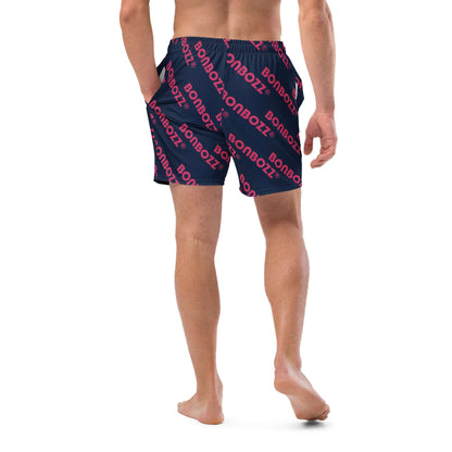 Herren-Badehosen N°9 - schnell trocknende, atmungsaktive Badehose mit Taschen und Scheuerschutz für Männer, Rückansicht