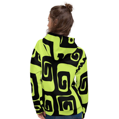 Unisex-Kapuzenpullover N°37 with vibrant print, soft exterior, brushed fleece interior for extra comfort, perfect for cool evenings.