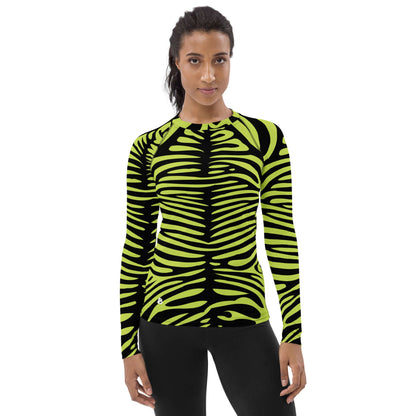 Damen-Rash-Guard N°10 for active sports, long-sleeve design, ergonomic seams, UV protection 50+, perfect for sports enthusiasts.