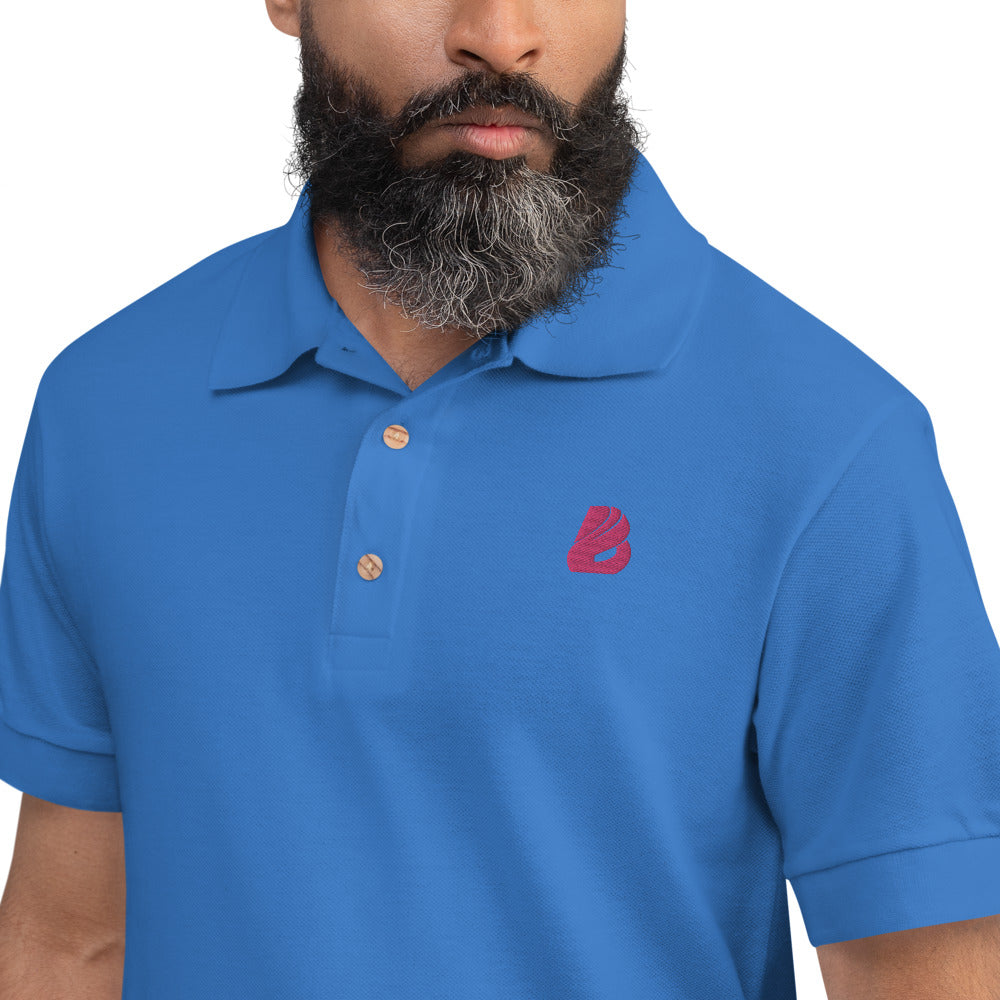 Besticktes Polo-Shirt N°0 BONBOZZ Royal S