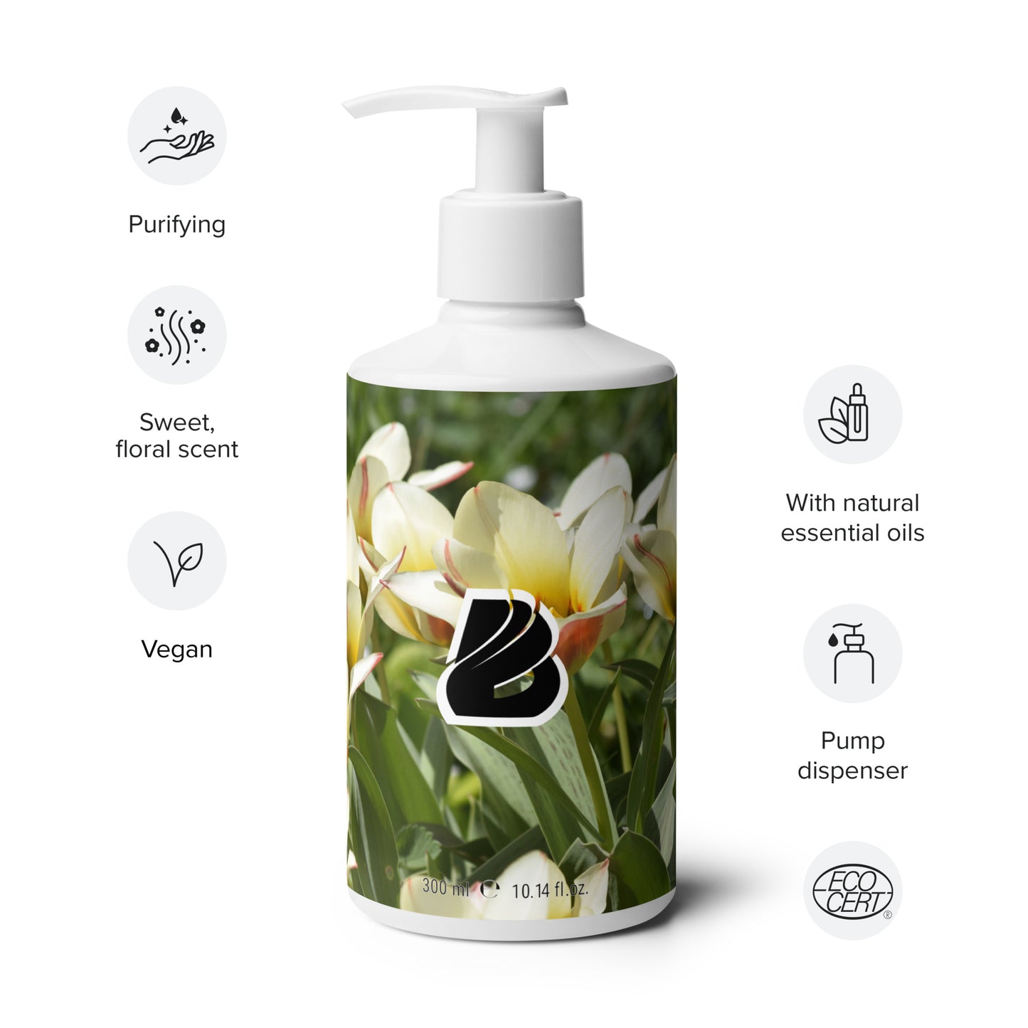 Hand & Body Wash mit Blumenduft
