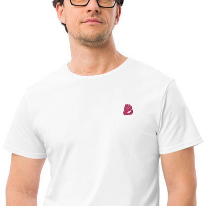 Herren-T-Shirt aus Premium-Baumwolle N°1, weißes T-Shirt mit Logo, weiche und langlebige Baumwolle, klassischer Rundhalsausschnitt, Regular Fit
