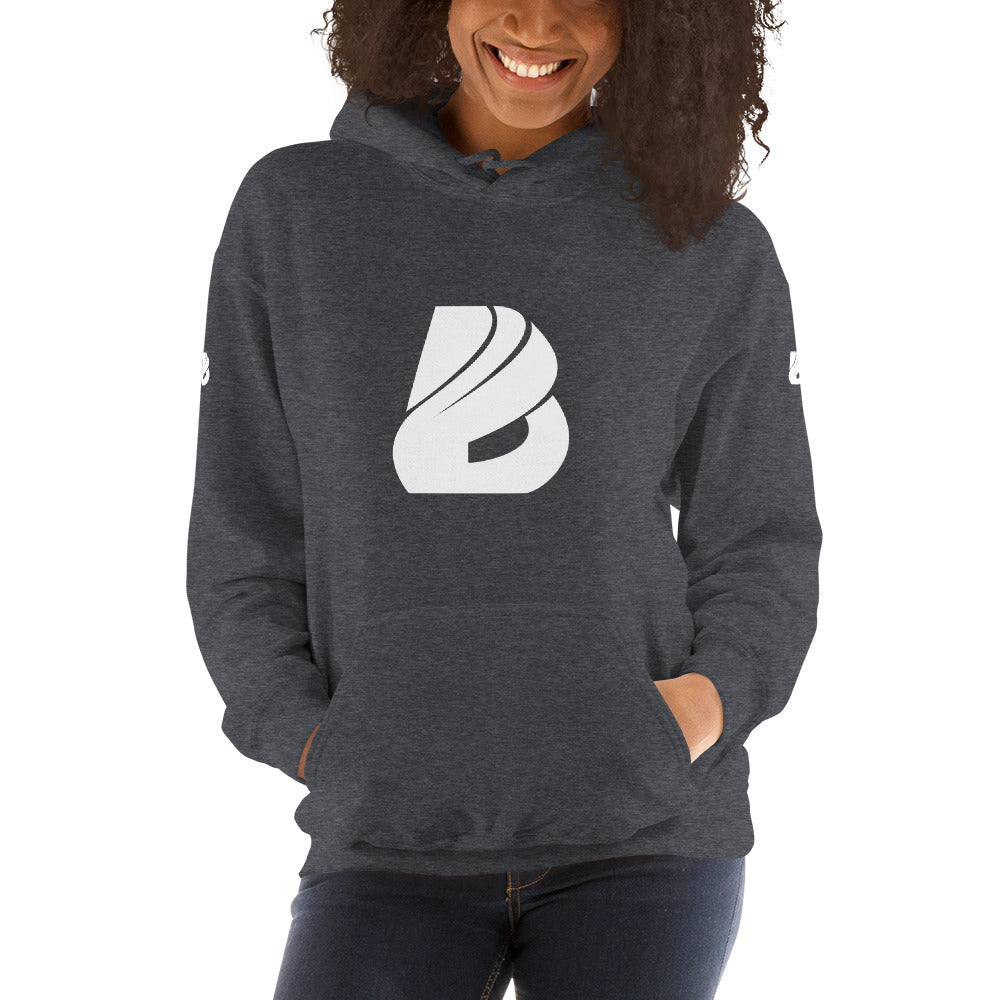 Unisex-Kapuzenpullover  BONBOZZ Dunkles Heather S 