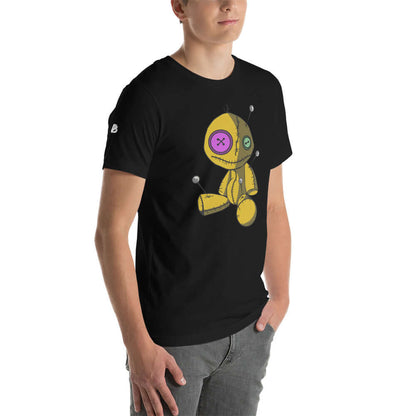 Kurzärmeliges Unisex-T-Shirt N°3 mit buntem Druckdesign