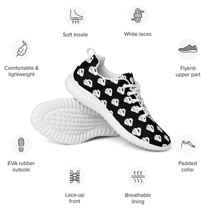 Damen-Turnschuhe N°0 with breathable Flyknit design, EVA rubber outsole, and padded collar for comfort.