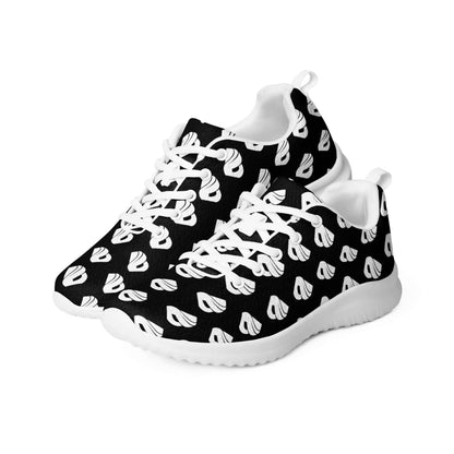 Damen-Turnschuhe N°0 mit atmungsaktivem Flyknit-Material und EVA-Gummisohle, stilvolle bequeme Sportschuhe im Maskenmuster-Design.